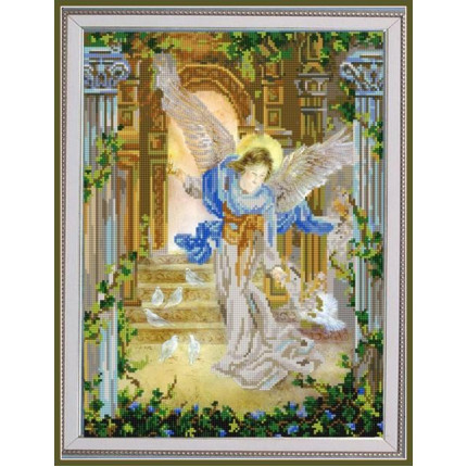 Рисунок на ткани «Конёк» 9794 Ангел и голуби, 29x39 см (арт. Рисунок на ткани «Конёк» 9794 Ангел и голуби, 29x39 см)