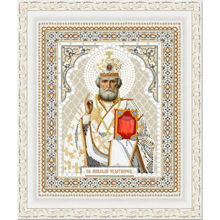 Рисунок на ткани «Конёк» 7106 Св. Николай Чудотворец, 20х25 см (арт. НИК 7106)
