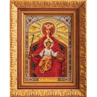 Кроше (Радуга бисера) В-199 Богородица державная 