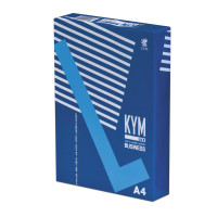 KYM LUX  Бумага офисная KYM LUX BUSINESS, А4, 80 г/м2, 500 л., марка В, Финляндия, белизна 164% 