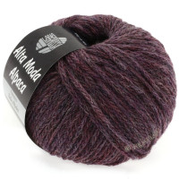 Alta Moda Alpaca Цвет 020 ежевика / серый меланж