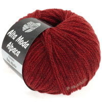 Alta Moda Alpaca Цвет 040 темно - красный меланж