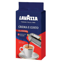 LAVAZZA 3876 Кофе молотый LAVAZZA "Crema E Gusto", 250 г, вакуумная упаковка, 3876 