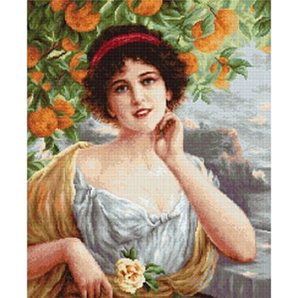 Набор для вышивания B546 Красавица под апельсиновым деревом