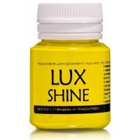 Luxart  G10V20 Акриловая краска LuxShine Желтый лимон  20мл 
