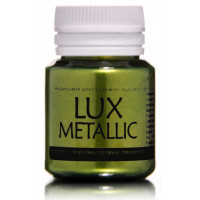 Luxart  M7V20 Акриловая краска LuxMetallic Золото зеленое темное 20мл 