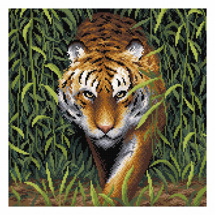 МС-084 Алмазная мозаика 'Царь джунглей' 38*38см Brilliart (арт. 566170)