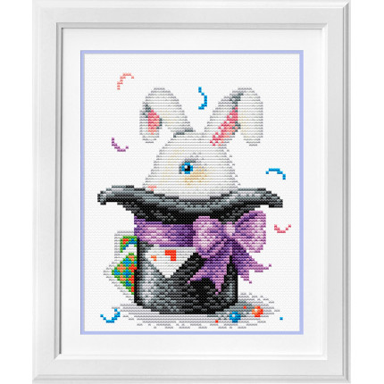 Схема для вышивания  Канва/ткань с рисунком "М.П.Студия" №1 21 см х 30 см СК-048 "Волшебный кролик"