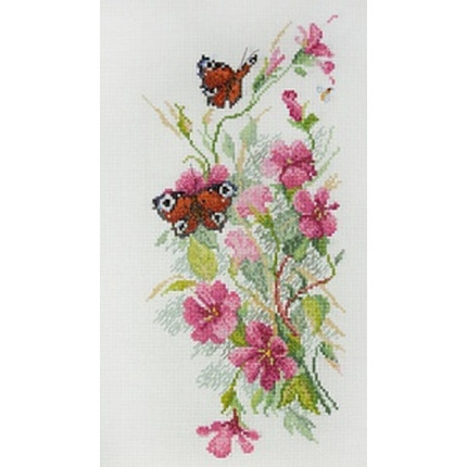 Набор для вышивания 04.011.02 Цветы и бабочки