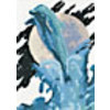 Схема для вышивания  Канва/ткань с рисунком "Матренин посад" №07 28 см х 37 см 262 "Дельфин"