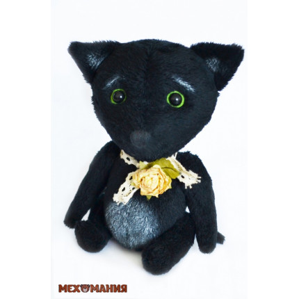 Набор для изготовления игрушки из меха "Чёрный котёнок" (арт. ММВ-004)