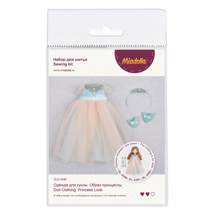 Набор для шитья "Miadolla" DLC-0394 Одежда для куклы. Образ принцессы . (арт. DLC-0394)