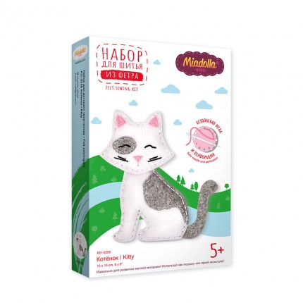 Набор для изготовления игрушки Miadolla KD-0256 Котенок . (арт. KD-0256)