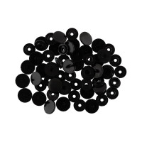 Micron POM-10 Кнопки пластиковые POM-10 15 шт 10 мм № 002 чёрный 