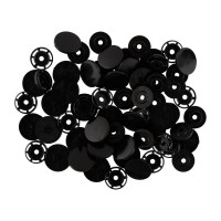 Micron POM-15 Кнопки пластиковые POM-15 15 шт 15 мм № 002 чёрный 