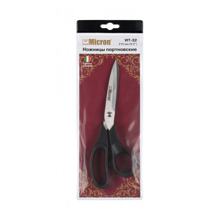 Ножницы Micron VIT-32 портновские в чехле 215 мм . (арт. VIT-32)