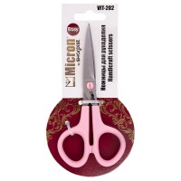 Micron by Sharpist VIT-202 Ножницы Micron by Sharpist Easy VIT-202 для рукоделия на подложке с европодвесом 135 мм сатинированные 
