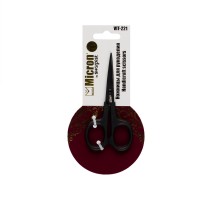 Micron by Sharpist VIT-221 Ножницы Micron by Sharpist Smart VIT-221 для рукоделия на подложке с европодвесом 108 мм тефлоновые 