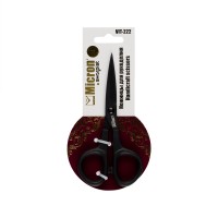 Micron by Sharpist VIT-222 Ножницы Micron by Sharpist Smart VIT-222 для рукоделия на подложке с европодвесом 135 мм тефлоновые 