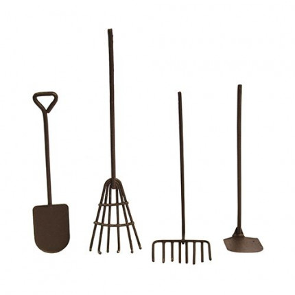 Миниатюра "Набор металлических садовых инструментов" (арт. 7717596)
