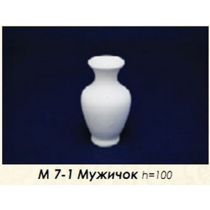Заготовка керамическая Ваза Мужичок,  h=100 мм (арт. М7-1)