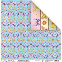 Mr.Painter PSG Бумага для скрапбукинга PSG 180 г/кв.м 30.5 x 30.5 см 1 лист (190)616 бабочки 