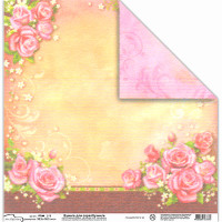 Mr.Painter PSW Бумага для скрапбукинга PSW 180 г/кв.м 30.5 x 30.5 см (190)337 розы 