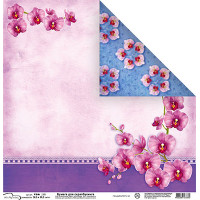 Mr.Painter PSW Бумага для скрапбукинга PSW 180 г/кв.м 30.5 x 30.5 см (190)641 орхидея 