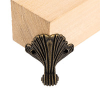 Mr. Carving MMG-022 "Mr. Carving" MMG-022 фурнитура для шкатулок "ножка" 4.5 x 3.1 см 4 шт. №02 бронза 