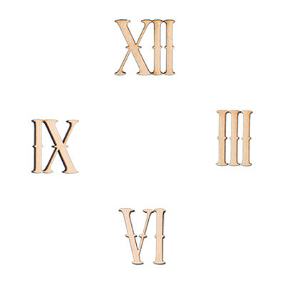 Цифры римские (фанера) (арт. ВД-066)
