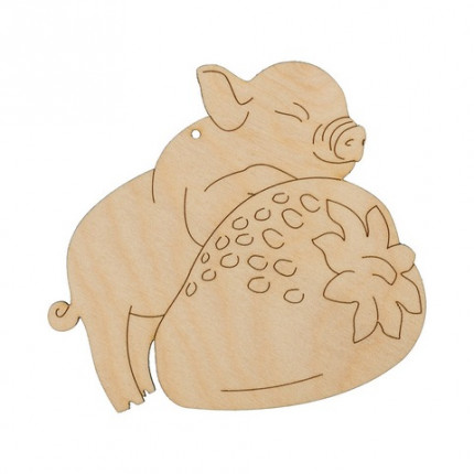 Свинка с клубникой (арт. ВД-591)