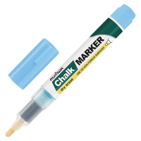 MUNHWA CM-02 Маркер меловой MUNHWA "Chalk Marker", 3 мм, ГОЛУБОЙ, сухостираемый, для гладких поверхностей, CM-02 