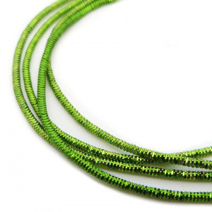 Канитель (трунцал) мягкая, фигурная KAN/MN1-17  глянец, травяной зеленый , 1 г (арт. KAN/MN1-17)