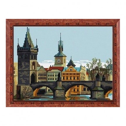 0170 Набор для вышивания Nitex 'Прага, полдень', 19х25 см (арт. 7701716)