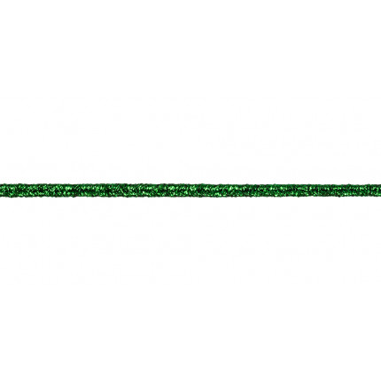 Тесьма отделочная сутаж (шнур отделочный) 02с2143 с метанитью 1.9 мм х 20 м 820009 / зелёный (арт. 02с2143 с метанитью)