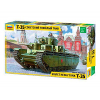 ЗВЕЗДА 11-117934 Сборная модель 1:35 Советский тяжелый танк Т-35 3667 