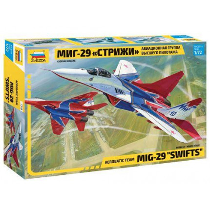 Сборная модель 1:72 Самолет МиГ-29 Стрижи Авиационная группа высшего пилотажа 7310 (арт. 11-119722)