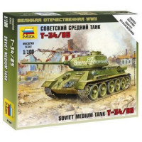 ЗВЕЗДА 11-121011 Сборная Модель 1:100 Советский средний танк Т-34-85 6160 