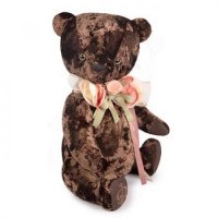 BUDIBASA 11-141658 Мягкая игрушка Медведь БернАрт (30см) (коричневый) (в подарочном пакете) BAb-30, (ООО "МПП") 