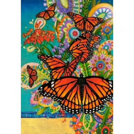 Пазлы 1000 дет. Бабочки Монархи C-103492, (Castor Drukarnia i Wydawnictwo) (арт. 11-148847)