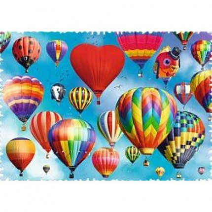 Пазлы 600 дет. Цветные воздушные шары (Crazy Shapes) 11112, (KZWP Trefl-Krakow) (арт. 11-161551)