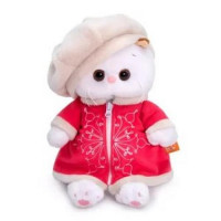 BUDIBASA 11-171895 Мягкая игрушка Кошечка Ли-Ли BABY в костюме со снежинкой (20см) (в подарочной коробке) LB-040, (ООО "МПП") 