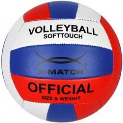 X-Match Мяч волейбольный (1 слой PVC, камера резина, машинная сшивка) 56457, (Shantou Gepai Plastic lndustrial Сo. Ltd) (арт. 11-176572)