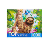 Рыжий кот 11-185326 Пазлы 1000 дет. Ленивец на ветке ГИТП1000-4304, TOPpuzzle 