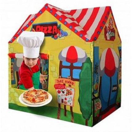 Детская игровая палатка Пиццерия (95*72*102см) (в коробке) 8729, (Рыжий кот) (арт. 11-190002)