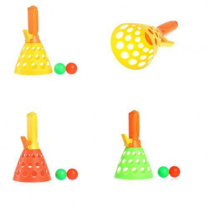 Игра Кидай-лови (ловушка, 2 шарика) (в сетке) 1892409, (Shantou Gepai Plastic lndustrial Сo. Ltd) (арт. 11-191322)