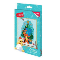 LORI 11-194759 Роспись по дереву Новогодний сувенир. Disney Тигруля (символ года 2022) (комплект материалов для изготовления) (в коробке) (от 4 лет) Фнд035 