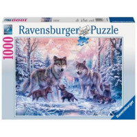 Ravensburger 11-199061 Пазлы 1000 дет. Северные волки 19146, (Ravensburger) 