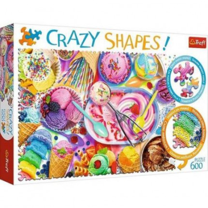 Пазлы 600 дет. Сладкий сон (Crazy Shapes) 11119, (KZWP Trefl-Krakow) (арт. 11-201417)