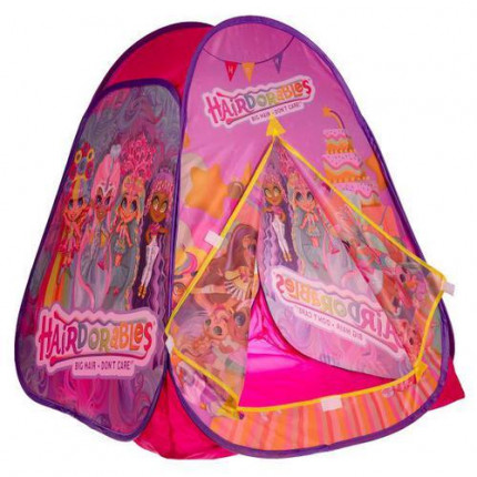 Играем Вместе Детская игровая палатка Hairdorable (81*90*81см) (в сумке) GFA-HDR01-R, (Shantou City Daxiang Plastic Toy Products Co., Ltd) (арт. 11-205540)